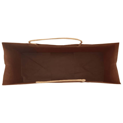 Sacchetti di Carta Kraft 250 pz con Manici Rossi 45x17x48 cm