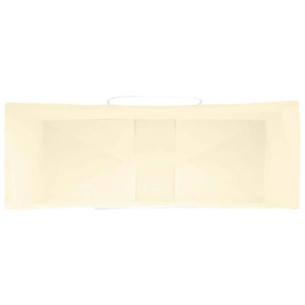 Sacchetti di Carta Kraft 50 pz con Manici Gialli 45x17x48 cm