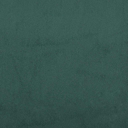 Letto a Molle senza Materasso Verde Scuro 120x220 cm Velluto