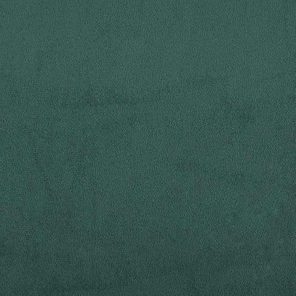 Letto a Molle senza Materasso Verde Scuro 200x220 cm Velluto