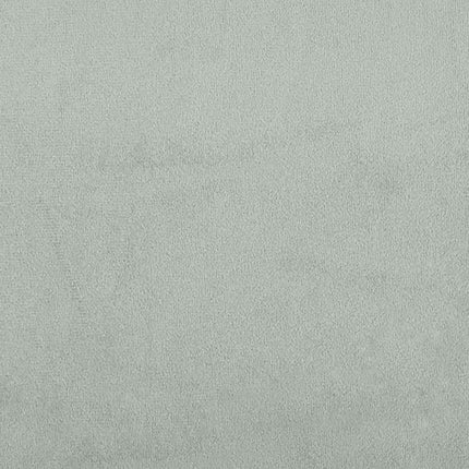 Giroletto a Molle con Materasso Grigio Chiaro 180x220cm Velluto