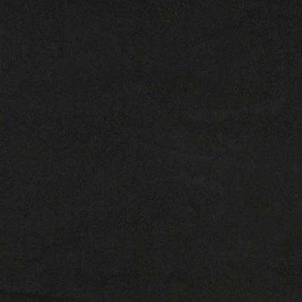 Giroletto a Molle con Materasso Nero 180x220 cm in Velluto