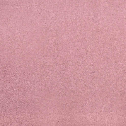 Giroletto a Molle con Materasso Rosa 180x220 cm in Velluto