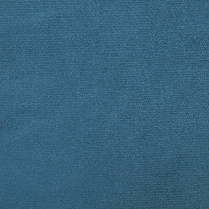 Giroletto a Molle con Materasso Blu Scuro 160x220 cm in Velluto