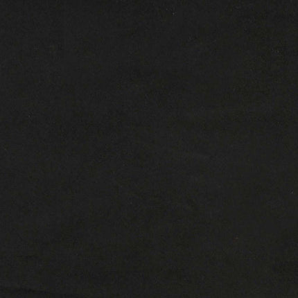 Giroletto a Molle con Materasso Nero 160x210 cm in Velluto