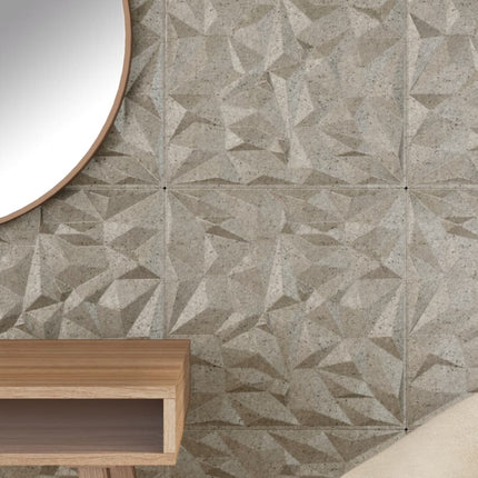 Pannelli Murali 48 pz Beton 50x50 cm XPS 12 m² Ametista
