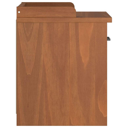 Panca da Corridoio SANDNES 45x40x50 cm Legno Massello di Pino