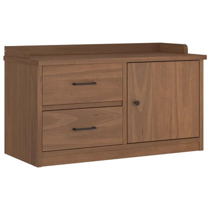 Panca da Corridoio SANDNES 87x40x50 cm Legno Massello di Pino