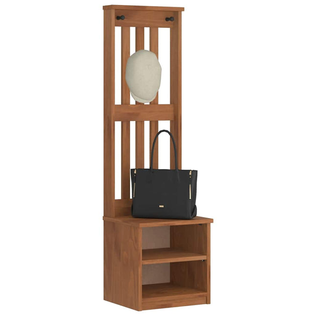 Albero da Ingresso SANDENS 45x40x159,5 cm in Legno di Pino