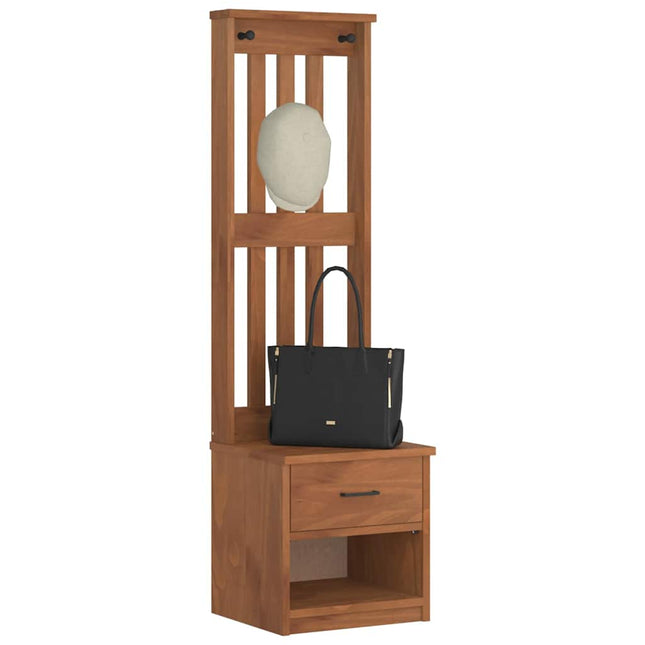 Albero da Ingresso SANDENS 45x40x159,5 cm in Legno di Pino
