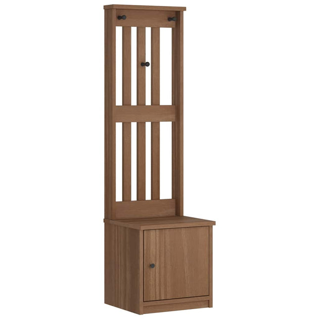 Albero da Ingresso SANDENS 45x40x159,5 cm in Legno di Pino