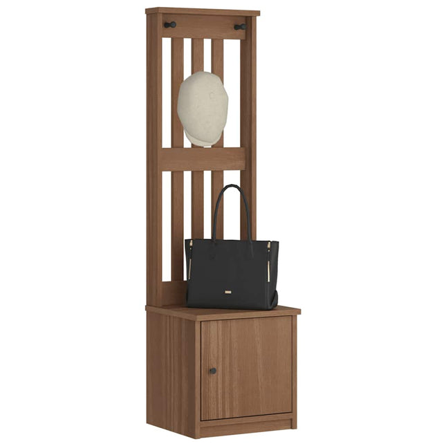 Albero da Ingresso SANDENS 45x40x159,5 cm in Legno di Pino