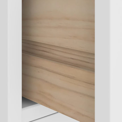 Albero da Ingresso SANDENS Bianco 87x40x159,5 cm Legno di Pino