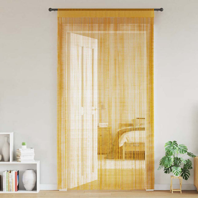 Tende a Filo 2 pz Oro 140x250 cm