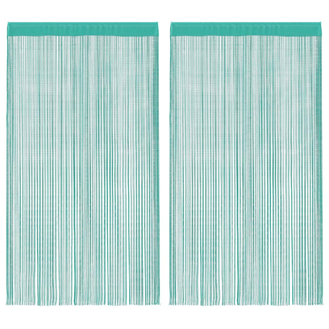 Tende a Filo 2 pz Turchese 140x250 cm