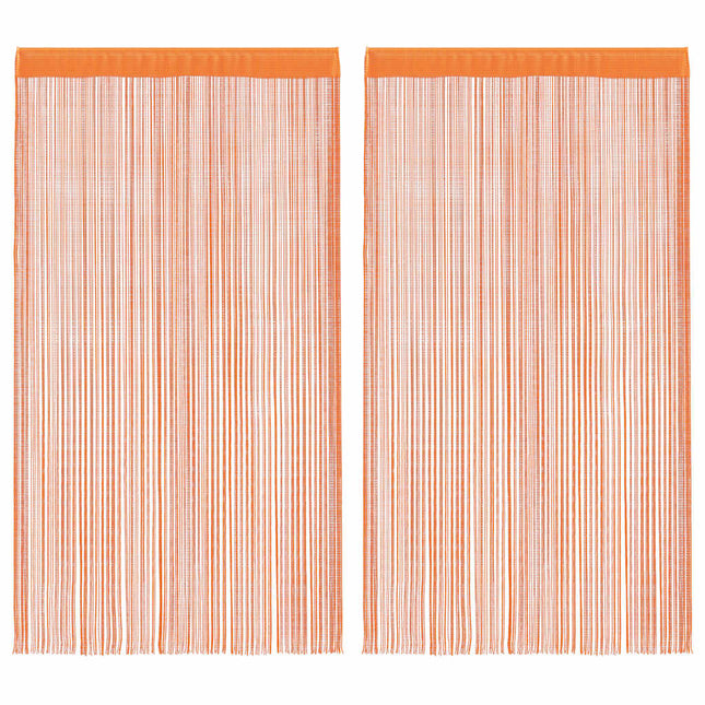 Tende a Filo 2 pz Arancio 140x250 cm
