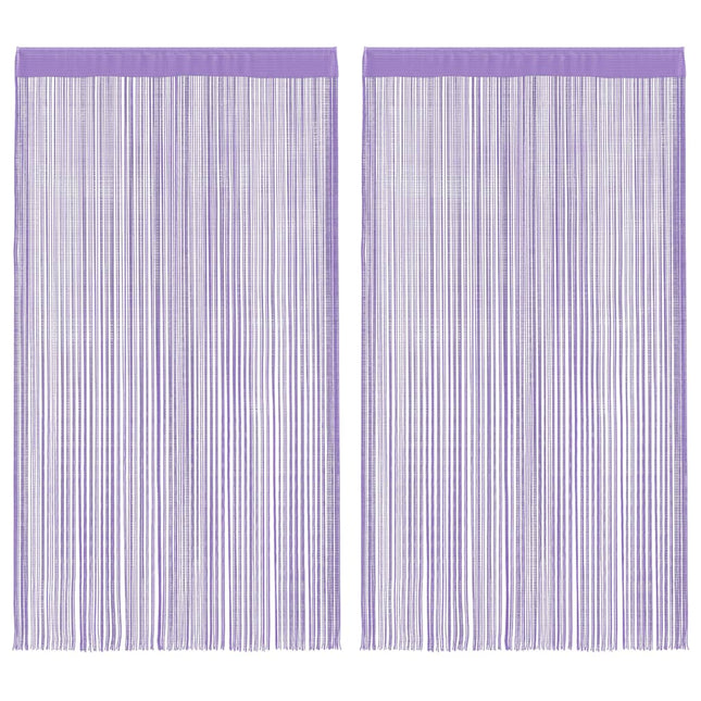 Tende a Filo 2 pz Viola 100x250 cm