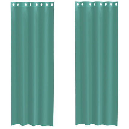 Tende in Voile con Occhielli 2 pz Turchese