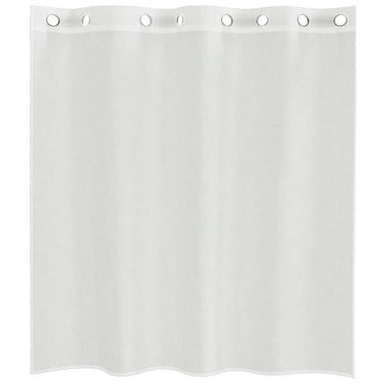 Tende in Voile con Occhielli 2 pz Bianco