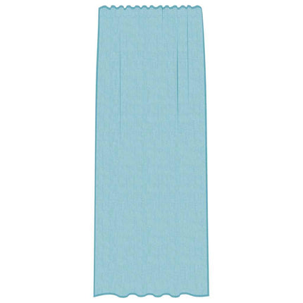 Tende in Voile con Passanti 2 pz Turchese 140x245 cm