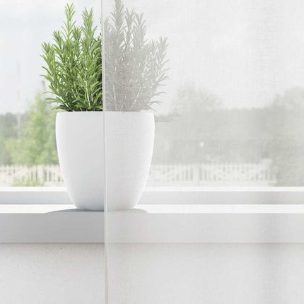 Tende in Voile con Passanti 2 pz Bianco 140x245 cm