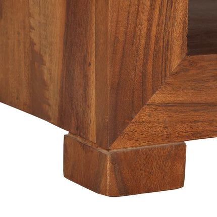 Tavolino 37x29x40 cm in Legno Massello di Acacia