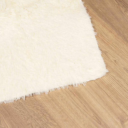 Tappeto Shaggy a Pelo Lungo NAVARRA Crema 60x100 cm poliestere