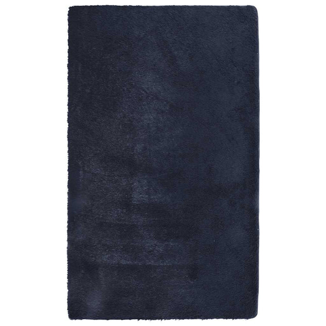 Tappeto Shaggy a Pelo Lungo NAVARRA Blu Marino 80x150 cm