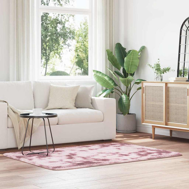 Tappeto Shaggy a Pelo Lungo NAVARRA Rosa Antico 120x170cm