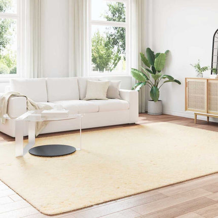 Tappeto Shaggy a Pelo Lungo NAVARRA Crema 240x340 cm poliestere