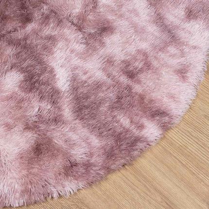 Tappeto Shaggy a Pelo Lungo NAVARRA Rosa Antico 240x240cm