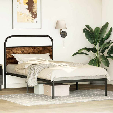 Giroletto senza Materasso Rovere Fumo 90x200 cm in Truciolato