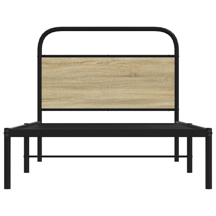 Giroletto senza Materasso Rovere Sonoma 100x190cm in Truciolato