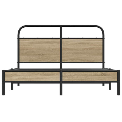 Giroletto senza Materasso Rovere Fumo 120x190 cm in Truciolato