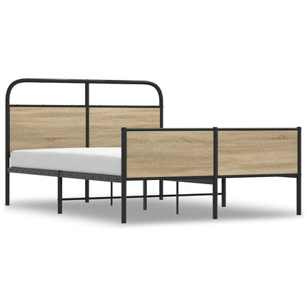 Giroletto senza Materasso Rovere Sonoma 135x190cm in Truciolato