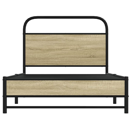 Giroletto senza Materasso Rovere Sonoma 90x200 cm in Truciolato