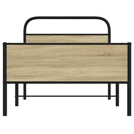 Giroletto senza Materasso Rovere Sonoma 100x200cm in Truciolato