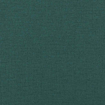 Sedie da Pranzo 4 pz in Tessuto Verde Scuro