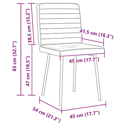 Sedie da Pranzo 4 pz Grigio Chiaro in Velluto