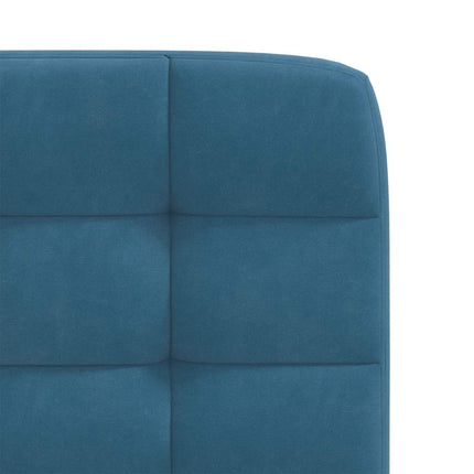 Sedie da Pranzo 6 pz Blu in Velluto