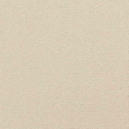 Sedie da Pranzo 6 pz Crema in Tessuto