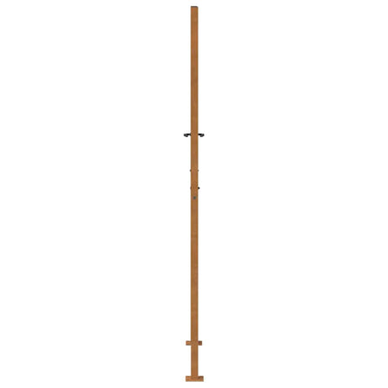 Cancello da Giardino 105x205 cm Acciaio Corten Design Leggero