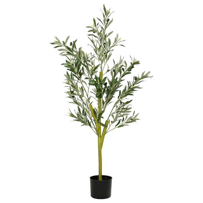 Albero Ulivo Artificiale 450 Foglie 120 cm Verde
