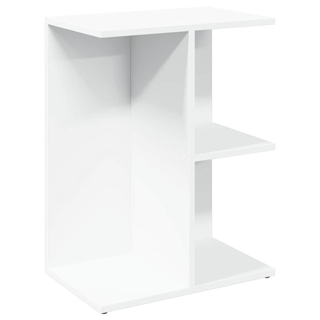 Comodino Bianco 46,5x29x61 cm in Legno Multistrato