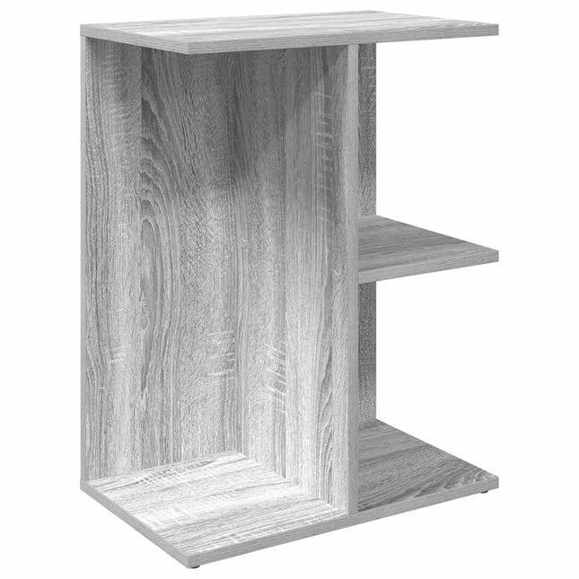 Comodino Grigio Sonoma 46,5x29x61 cm in Legno Multistrato