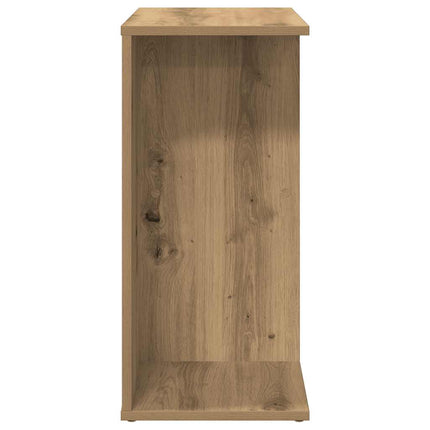 Comodini 2 pz Rovere Artigianale 46,5x29x61cm Legno Multistrato