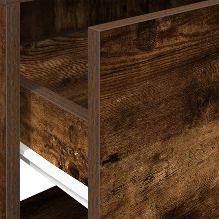 Comodino con Cassetto Rovere Fumo 51x31x47 cm