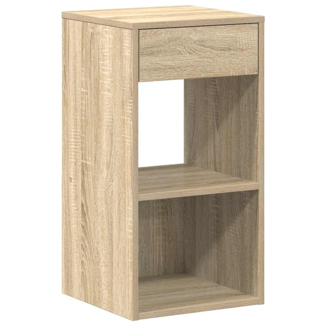 Comodino con Cassetto Rovere Sonoma 35x34x66,5 cm