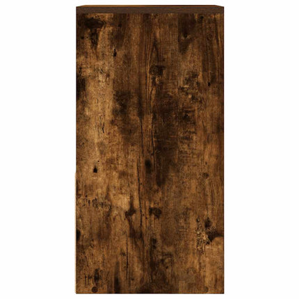Comodino con Cassetto Rovere Fumo 35x34x66,5 cm