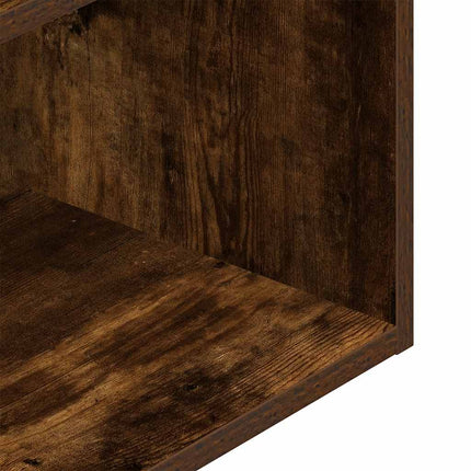 Comodino con Cassetto Rovere Fumo 35x34x66,5 cm